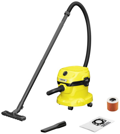 Száraz-nedves porszívó fúvó funkcióval 1000 W 12 l, Kärcher WD 2 Plus V-12/4/18 C 1.628-009.0