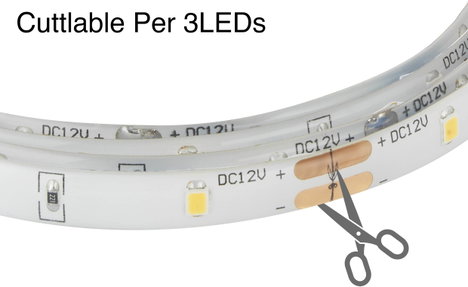 LED csík készlet mozgásérzékelővel 230 V 1,2 m, melegfehér, 2376398 4. kép