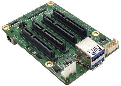 Allnet SATA HAT Quad NAS Raspberry Pi® bővítő panel Alkalmas: Raspberry Pi 3. kép