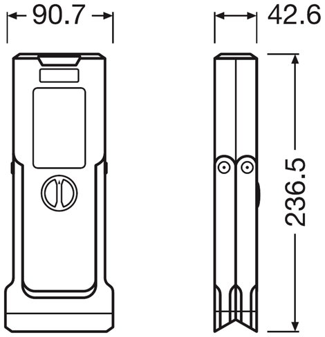 OSRAM LEDSL103 LEDguardian TRUCK FLARE Signal TA19 Vészvillogó lámpa Lakókocsik, Furgon, Quad, Tgk., 2. kép