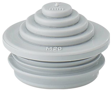 Hensel STM 20 Fokozat csonk Lemezvastagság (max.) 4 mm Élénk szürke 1 db