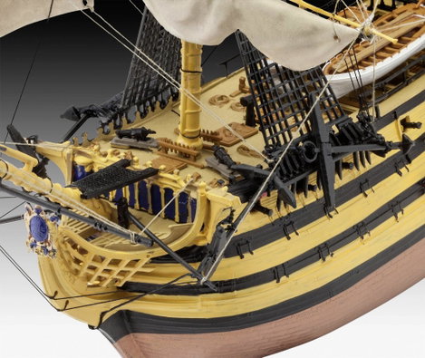 Revell 65408 RV Model Set HMS Victory Hajómodell építőkészlet 1:225 3. kép