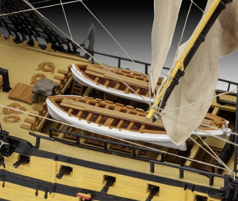 Revell 65408 RV Model Set HMS Victory Hajómodell építőkészlet 1:225 6. kép