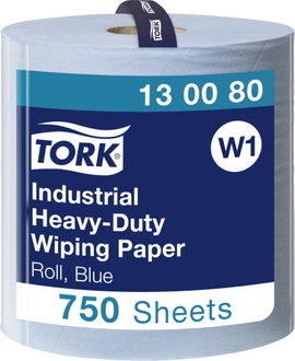 TORK 130080 Tork Extra erős ipari papírtörlőkék kék W1 Mennyiség: 750 db