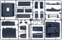 Italeri 3906 Scania R730 Streamline 4x2 Kamionmodell építőkészlet 1:24 13. bélyegkép
