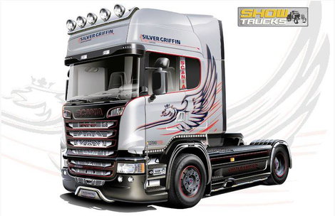Italeri 3906 Scania R730 Streamline 4x2 Kamionmodell építőkészlet 1:24