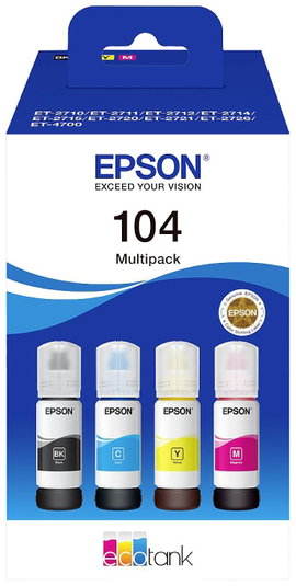Epson C13T00P640 Utántöltő tinta Alkalmas a gyártó készülékeihez: Epson Fekete, Cián, Sárga, Bíbor