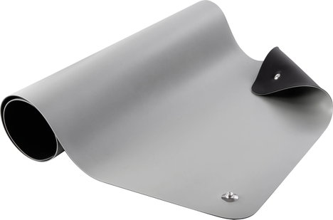 ESD asztali munkalap készlet 900 x 610 x 2 mm, szürke, TRU Components TC-9511200 4. kép
