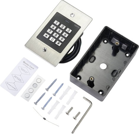 Beépíthető kódzár RFID-el IP66, Sygonix SY-4760956 4. kép