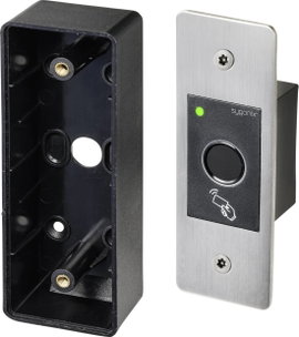 Besüllyeszthető ujjlenyomat/RFID beléptető 12 V/DC, 18 V/DC IP66, Sygonix SY-4760952