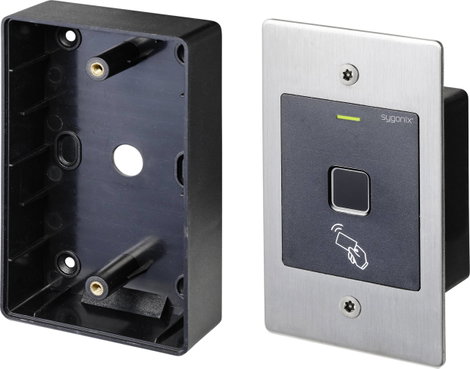 Sygonix SY-4760958 Ujjlenyomat/RFID beléptető rendszer Süllyeszett 12 V/DC, 18 V/DC IP66