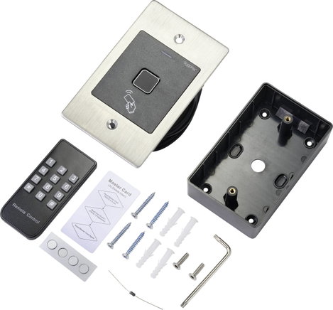 Sygonix SY-4760958 Ujjlenyomat/RFID beléptető rendszer Süllyeszett 12 V/DC, 18 V/DC IP66 4. kép