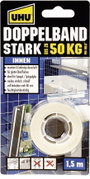 Kétoldalas ragasztószalag, UHU® " Stark" (H x Sz) 1.5 m x 19 mm UHU, tartalom: 1 tekercs bélyegkép
