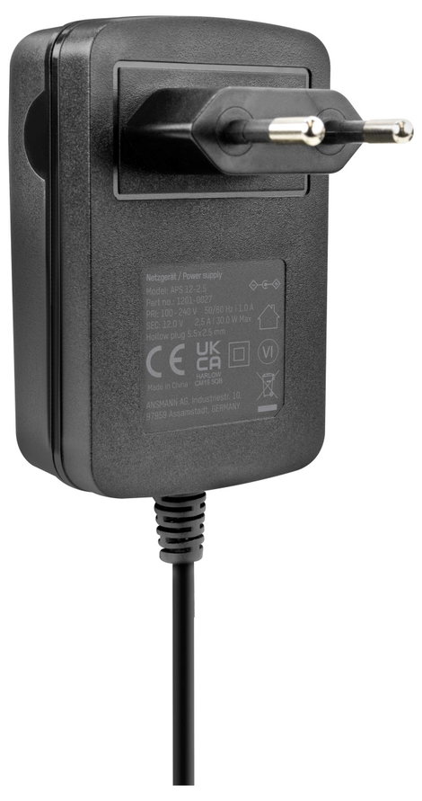 Ansmann 1201-0027 Tápegység / tápellátás 12 V/DC 2.5 A 30 W 2. kép
