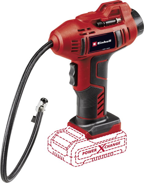 Einhell 2071010 Akkus kompresszor CE-CC 18 Li-Solo Power X-Change 11 bar Digitális kijelző, Automati