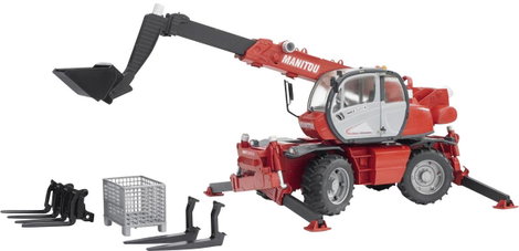 bruder Bruder Manitou MRT 2150 teleszkópos rakodógép tartozékokkal