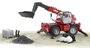 bruder Bruder Manitou MRT 2150 teleszkópos rakodógép tartozékokkal 6. bélyegkép