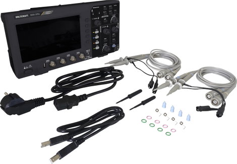 Digitális oszcilloszkóp 150 MHz 4 csatornás 1 GSa/mp 80 kpts 8 bit DSO, Voltcraft DSO-2154 SE 6. kép
