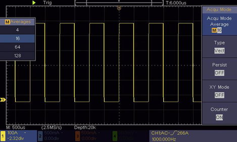 Digitális oszcilloszkóp 150 MHz 4 csatornás 1 GSa/mp 80 kpts 8 bit DSO, Voltcraft DSO-2154 SE 9. kép