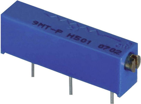 Álló trimmer potméter, oldalt állítható, 100 Ω 0,5 W ± 10 % 3006, Weltron WEL3006-1-101-LF