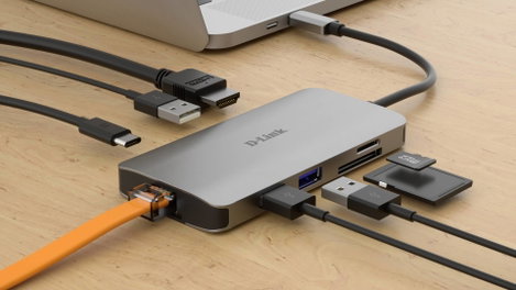 D-Link USB-C® dokkoló állomás DUB-M810 4. kép