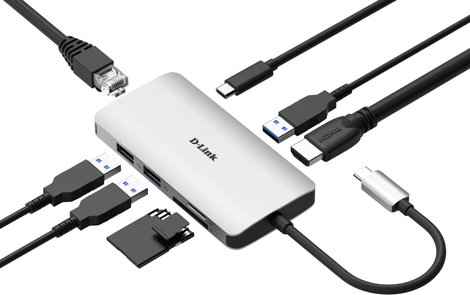 D-Link USB-C® dokkoló állomás DUB-M810 5. kép