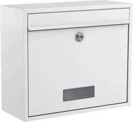 Basi 2170-0662 BK 900 Postaláda Acél Fehér Kulcsos zár