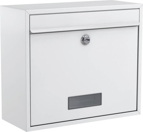 Basi 2170-0662 BK 900 Postaláda Acél Fehér Kulcsos zár