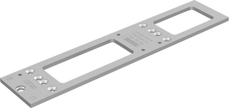GEZE 1400-0002 Szerelőlap Ezüst