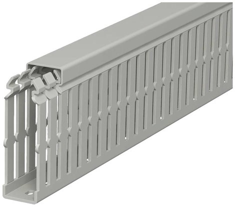 OBO Bettermann 6178420 Kábelvezető csatorna (H x Sz x Ma) 2000 x 25 x 75 mm 1 db Kőszürke