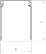 OBO Bettermann 6178424 Kábelvezető csatorna (H x Sz x Ma) 2000 x 50 x 75 mm 1 db Kőszürke 2. bélyegkép