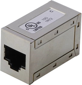 Digitus RJ45 Hálózat Átalakító CAT 5, CAT 5e, CAT 6 [1x RJ45 alj - 1x RJ45 alj] Szürke
