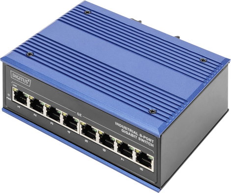 Digitus DN-651119 Ipari Ethernet switch 8 port 10 / 100 / 1000 MBit/s