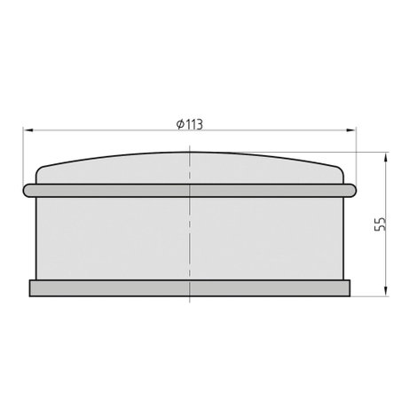 Basi 7704-0026 Ajtótámasz (Ø x Ma) 113 mm x 55 mm 3. kép