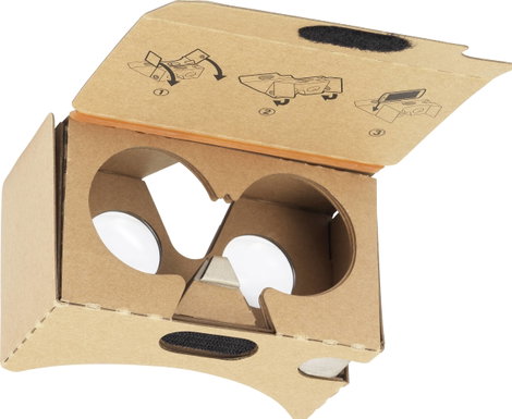 VR szemüveg okostelefonhoz, barna, Renkforce Headmount Google 3D 2. kép