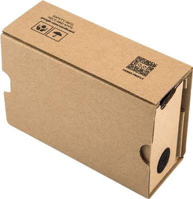 VR szemüveg okostelefonhoz, barna, Renkforce Headmount Google 3D 6. kép