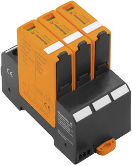 Weidmüller 2530520000 VPU PV I+II 3 1000 E Dugaszolható túlfeszültség levezető 20 kA 1 db