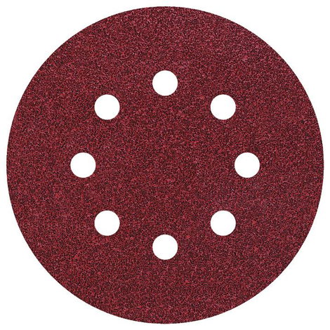 Csiszolókorong Ø 125 mm, 5 db, szemcse méret: 40, Wolfcraft 2069000