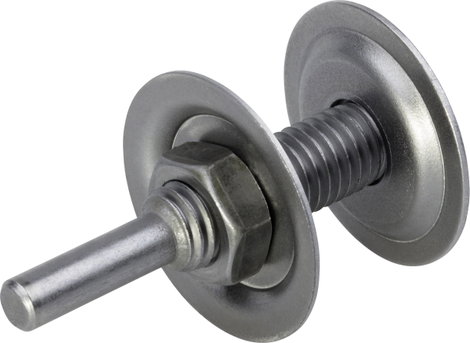 Felfogó tengely csiszolókoronghoz Ø 85 mm, Wolfcraft 2116000