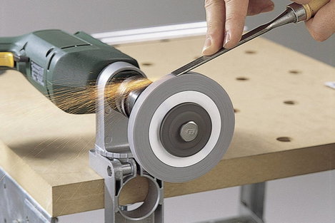 Felfogó tengely csiszolókoronghoz Ø 85 mm, Wolfcraft 2116000 2. kép