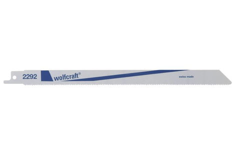 Fűrészlap szúrófűrészhez BiM, vágó hossz: 207 mm, 2 db, Wolfcraft 2292000