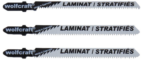 Fűrészlap szúrófűrészhez (parkettához), vágó hossz: 75 mm, 3 db, Wolfcraft 23790000