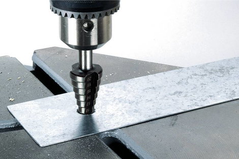 Fokozatfúró, süllyesztőfúró 8-30 mm Wolfcraft 2516000 2. kép