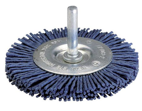 Csiszolókorong, polírozó korong Ø 6 mm, nylon sörtés, Wolfcraft 2727000