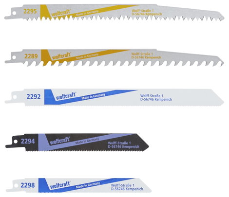 Fűrészlap szúrófűrészhez, 5 db, Wolfcraft 3599000 2. kép