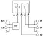 Phoenix Contact PLC-RPT- 24UC/21/MS Relé modul Névleges feszültség: 24 V DC/AC Max. kapcsolási áram: 3. bélyegkép