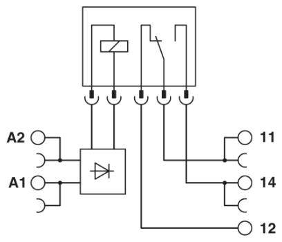 Phoenix Contact PLC-RSC- 24DC/21/MS Relé modul Névleges feszültség: 24 V/DC Max. kapcsolási áram: 6  4. kép
