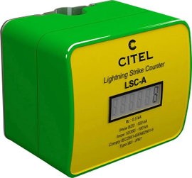 Villám áram számláló Házban 100 kA Citel LSC-A 1 db