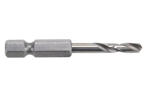 HSS Spirálfúró hatlapú szárral Ø 2 x 47 mm, Wolfcraft 7256000