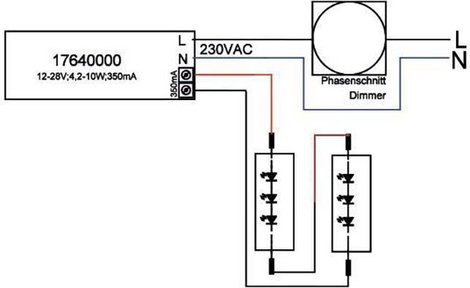 Brumberg 17640010 LED konverter 10 W 350 mA 28 V Dimmelhető